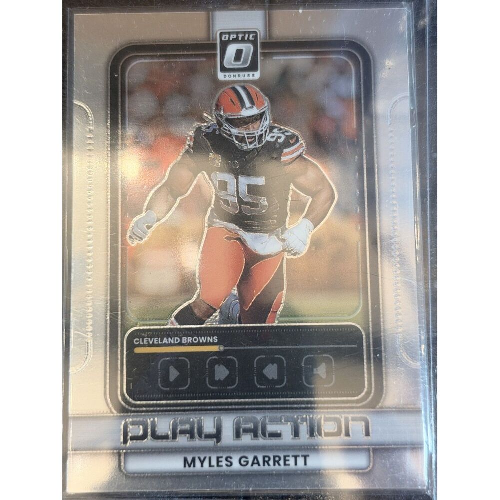 2025 Donruss Optic Play Action Myles Garrett #13 Cleveland Browns